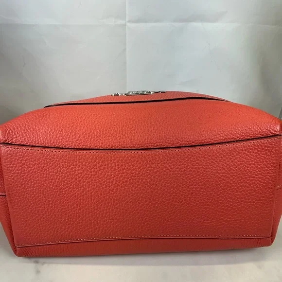 Coach Mini Emma Pink Coral Leather Satchel and Wallet Set - Picture 12 of 14